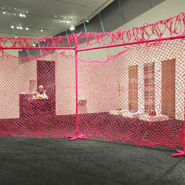 Artist L.J. Roberts visiting the Department of Art and Design for Artist's Talk